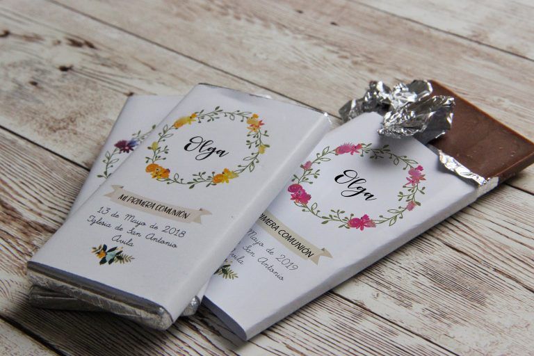 chocolatinas primera comunion