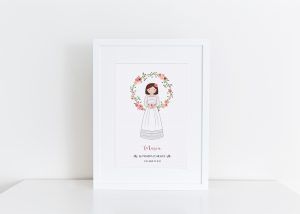 lamina recordatorio niña