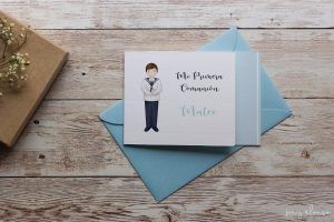 Invitacion primera comunion niño
